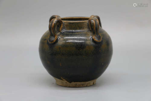 Cizhou kiln pot in Five Dynasties and Ten Kingdoms
