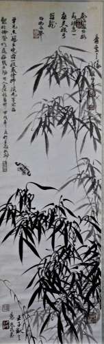 卢坤峰（1934- ） 竹 立轴