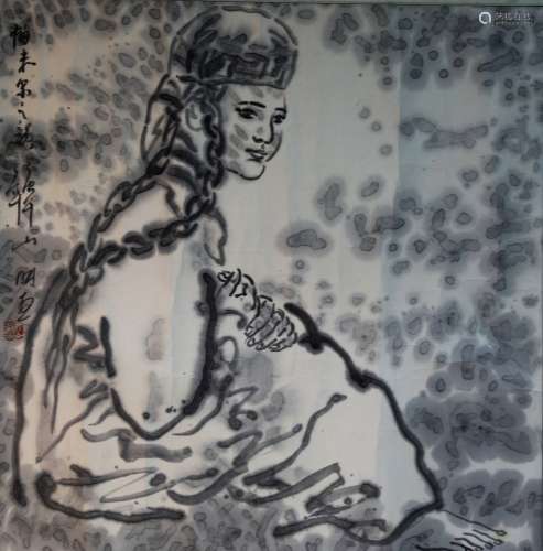 吴山明(1941-) 帕未尔之韵 镜片