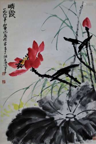 徐家昌（1942-） 花卉 立轴