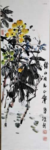 陆维钊（1899—1980） 花卉 立轴
