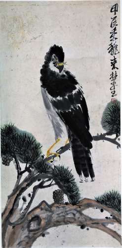 来楚生（1903-1975） 花鸟 立轴