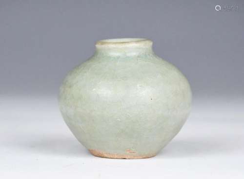 A Small Chinese Longquan Waterpot,  Ming