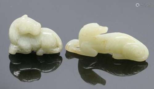 Two Chinese Jade Carvings, Qing