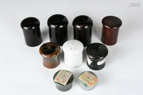 A Group of Assorted Scroll Rollers, 19th/20th C