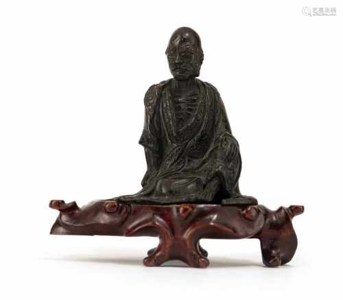 Bronze eines asketischen Mönches