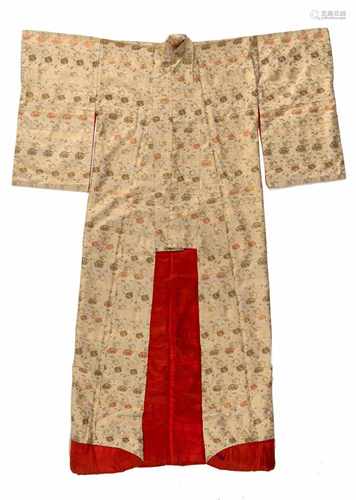 Seidenkimono mit Wabendekor