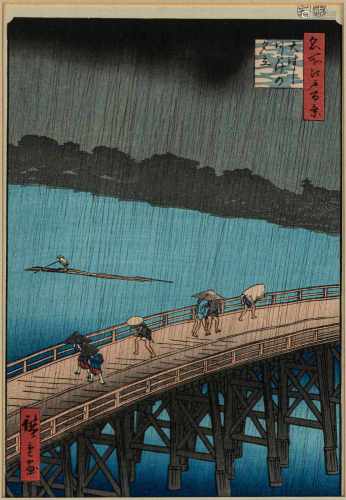 Nachschnitt nach Utagawa Hiroshige