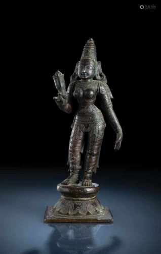 Bronze der stehenden Parvati
