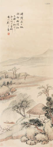 倪田（清）	 山水