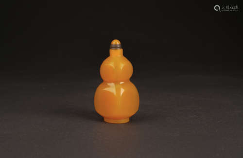 PEKING GLASS SNUFF BOTTLE QING STYLE