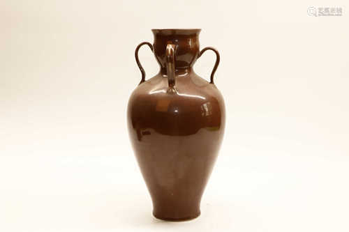 AUBERGINE GLAZED VASE SONG STYLE