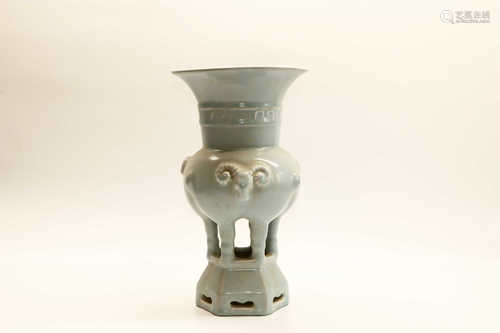 CELADON GLAZED CENSER