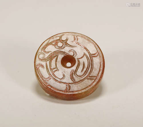 Western Zhou - Dragon Pattern Jade Pendant