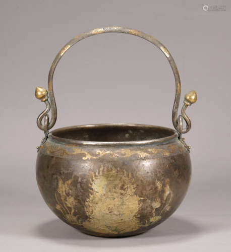 Tang Dynasty - Silver Gilt Vessel
