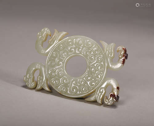 Han Dynasty - Phoenix Pattern Jade Ring