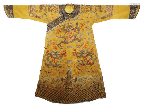 Qing Dynasty - Kesi Dragon Robe