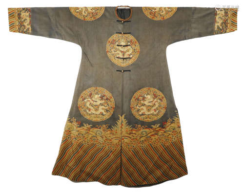 Qing Dynasty - Kesi Dragon Robe