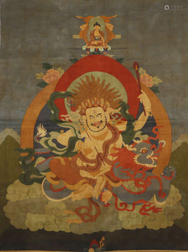 Qing Dynasty - Kesi Buddha Tapestry