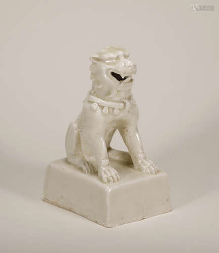 Song Dynasty - White Porcelain Lion