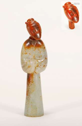 Han Dynasty - Agate Figure Ornament