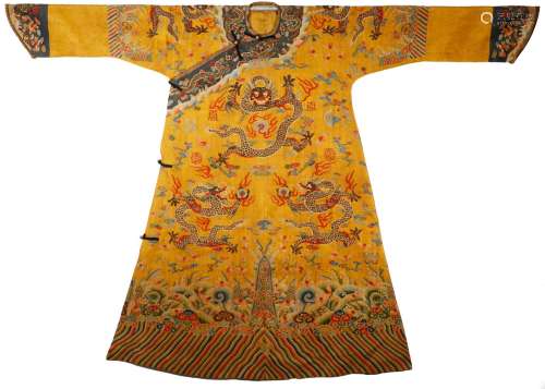 Qing Dynasty - Kesi Dragon Robe