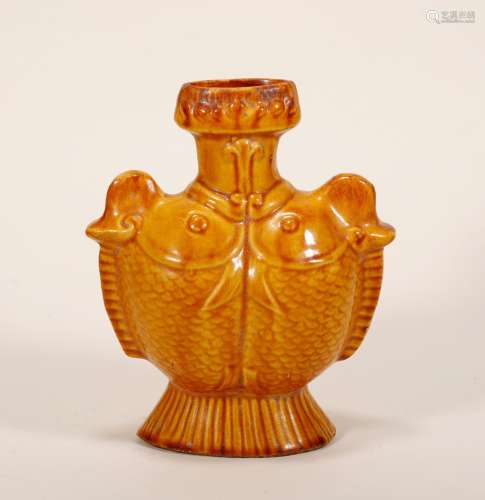 Tang Dynasty - Yellow Glaze Jar