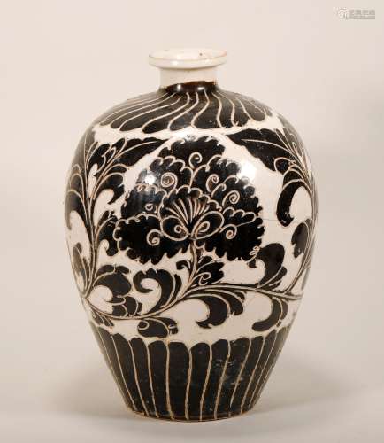 Song Dynasty - Cizhou Ware Plum Vase