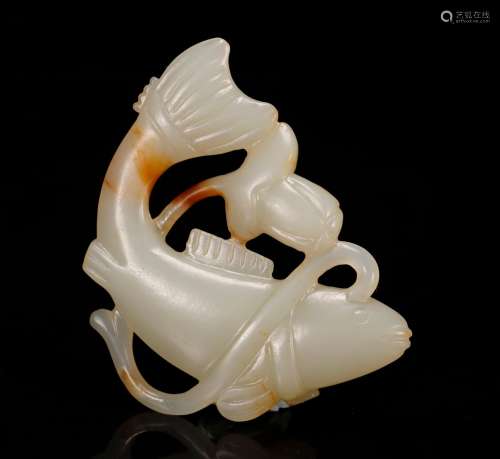 Jin Dynasty - Hetian Jade Fish