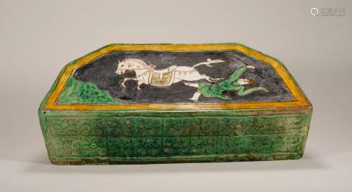 Yuan Dynasty - Cizhou Ware Horse Pattern Pillow