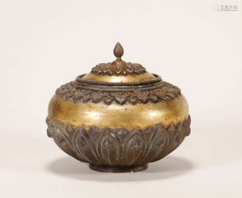 Liao Dynasty - Silver Gilt Relic Jar