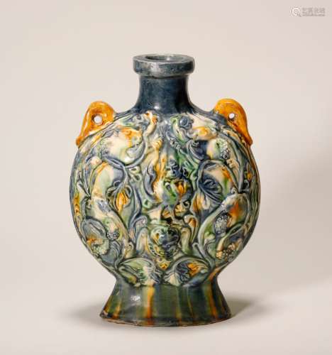 Tang Dynasty - Phoenix Pattern Sancai Pot