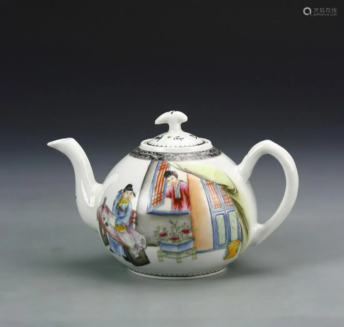 Chinese Famille Rose Teapot