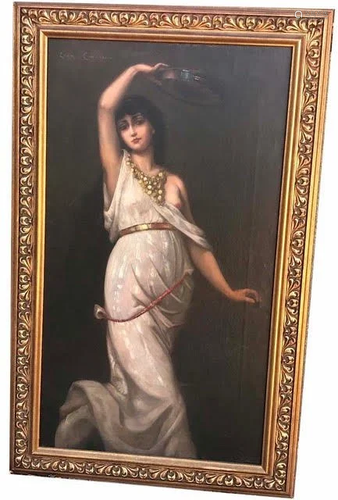 Lady Figure Signed Leon François Comerre (18…