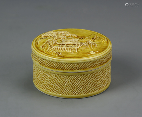 Chinese Yellow Ink Box