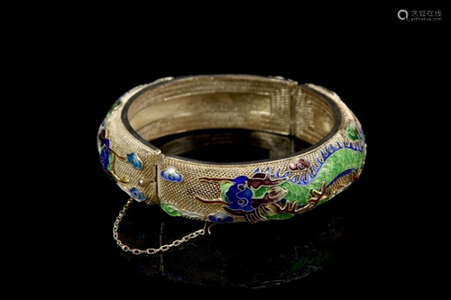 Chinese Silver Bangle