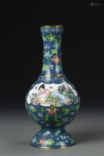 Chinese Enameled Vase