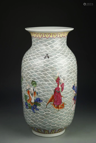 Chinese Famille Rose Vase