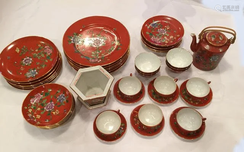 Porcelain China Tea Set