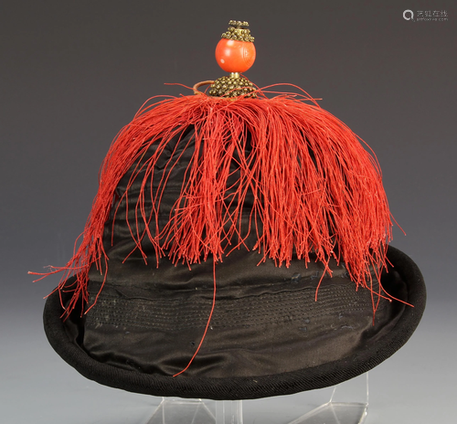 Chinese Qing Dynasty Officer's Hat