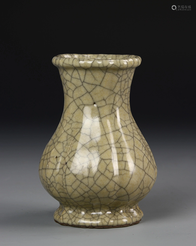 Chinese Song Dynasty Antique Geyao Vase