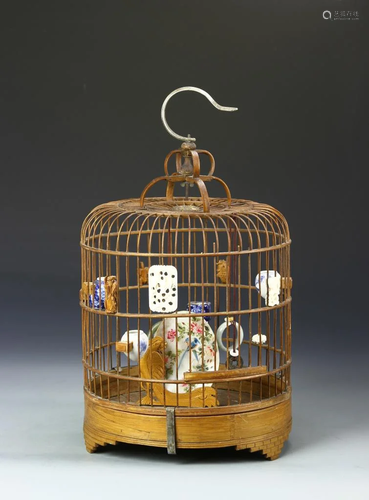 Chinese Bamboo Bird Cage