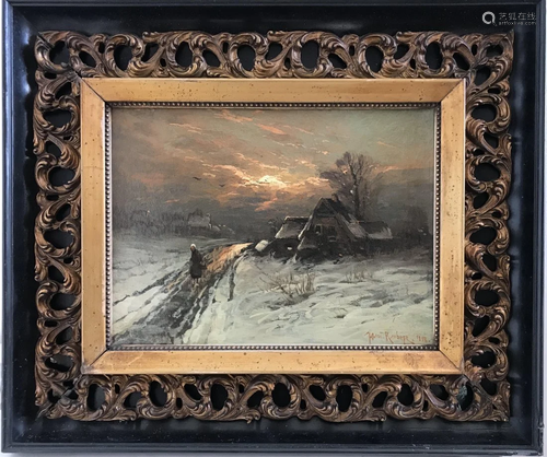 Landscape Signed Julius Yulevich Von Klever