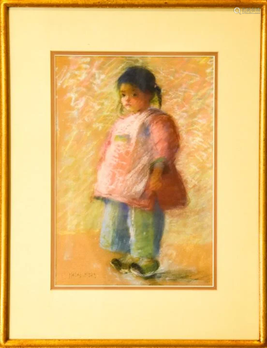 Framed Original Helen Hyde Japanese Girl …