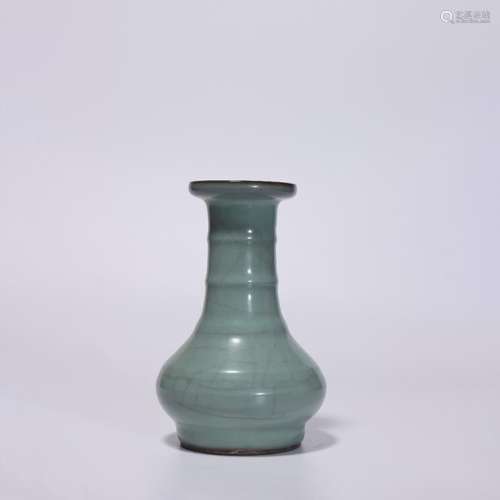 A Ru Kiln Bamboo Joint Pattern Porcelain Flask