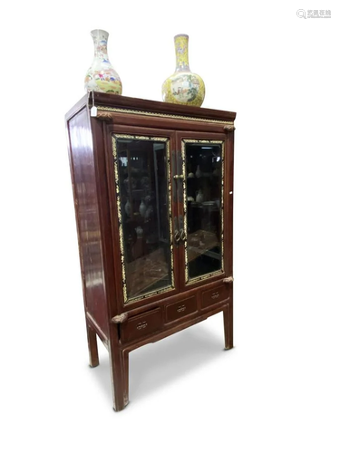 Chinese Two Door Display Cabinet,