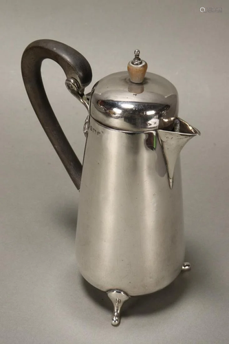 George V Sterling Silver Coffee Pot,