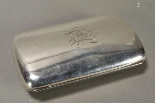 Edwardian Sterling Silver Cigarette Case,