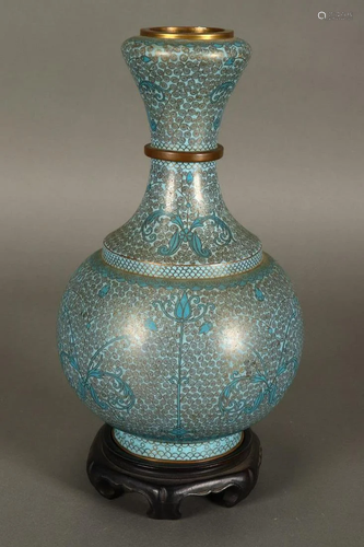 Chinese Cloisonné Vase,