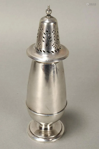 George V Sterling Silver Sugar Castor,